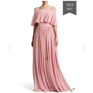 Dress The Population Pink Violet Chiffon Dress S